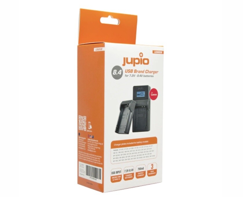 Jupio USB Brand Charger (For Canon)