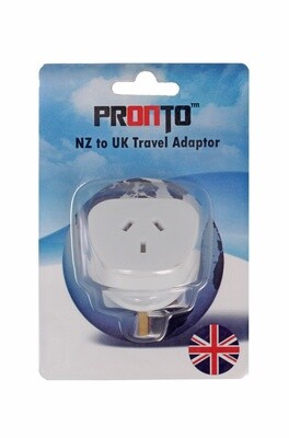 Pronto NZ to UK Travel Adaptor