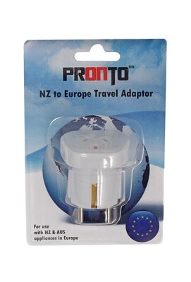 Pronto NZ to Europe Travel Adaptor