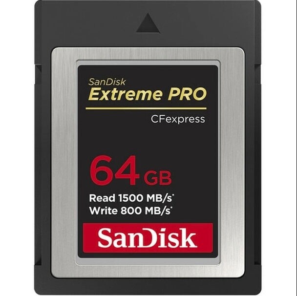 SanDisk Extreme Pro CFexpress Type B Card, Size: 64GB