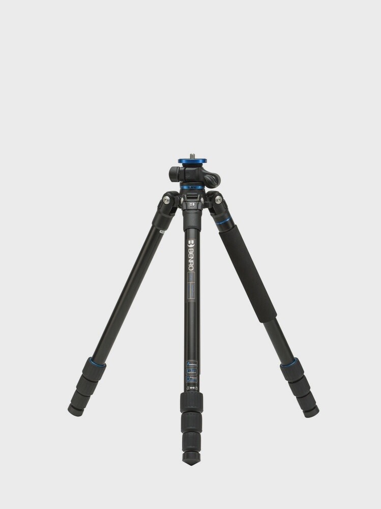 Benro FGP18A GoPlus Travel Aluminium 4 Section Tripod with V1E Ball Head