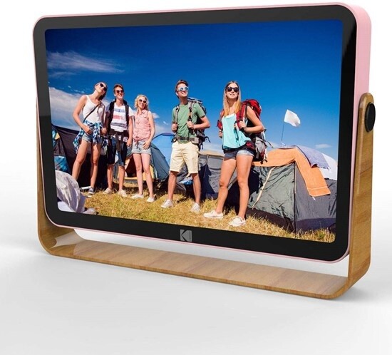 Kodak 10inch Touch Screen Digital Photo Frame, Colour: Pink