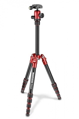 Manfrotto Element Traveller Tripod with Small Ball Head Red