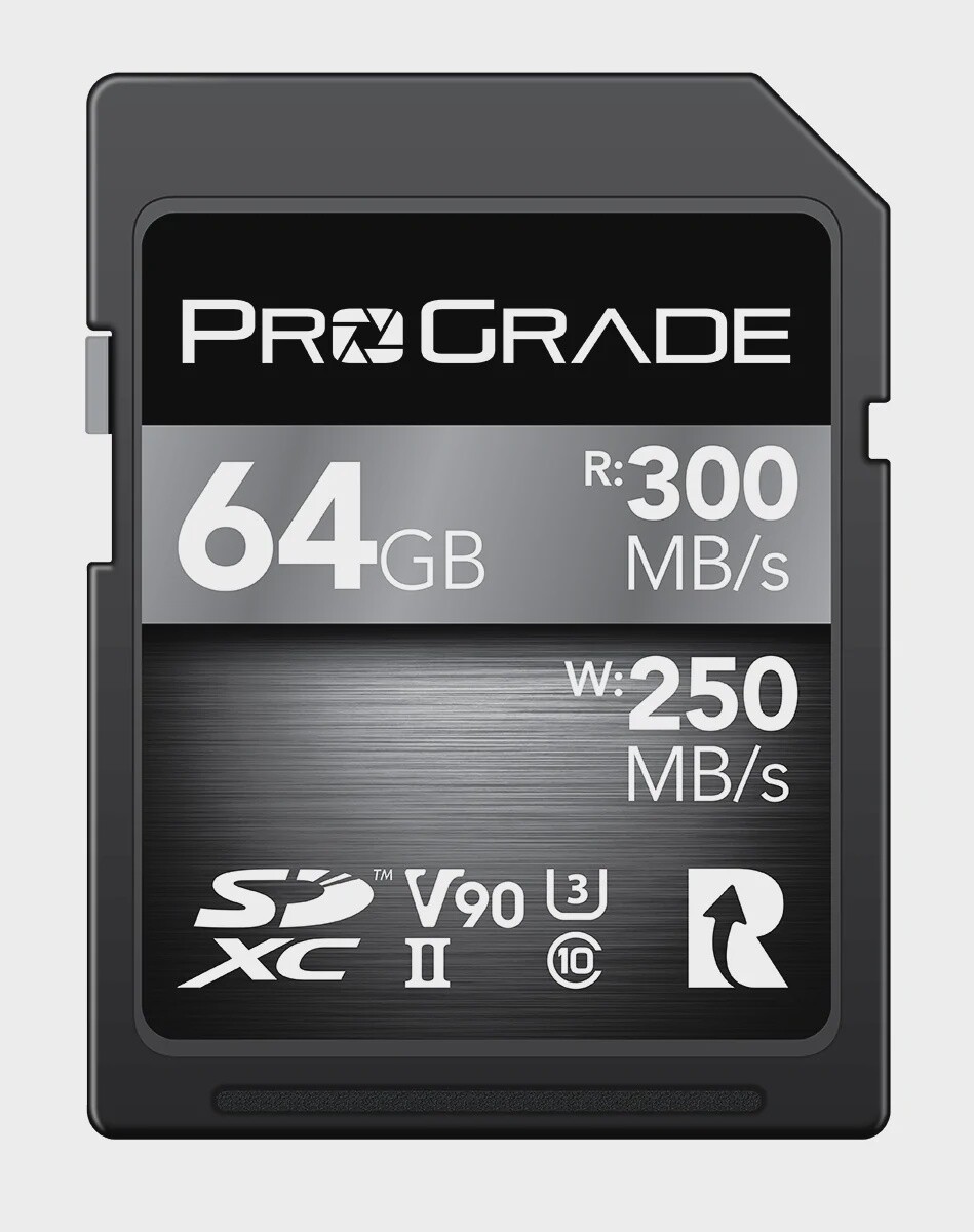 ProGrade Digital SDXC Cobalt UHS-II R300MB/S W250MB/S V90, Size: 64gb