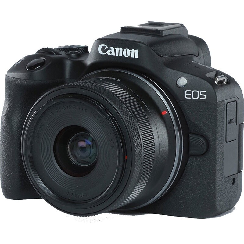 Canon EOS R50 with RF-S 18-45mm F4.5-6.3 IS STM Lens