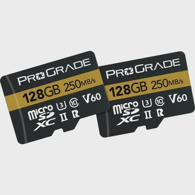 ProGrade Digital Micro SDXC Gold UHS-II R250MB/S W130MB/S 2PK