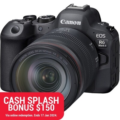 Canon EOS R6 Mark II Mirrorless Camera with 24-105mm f4 L IS USM Lens