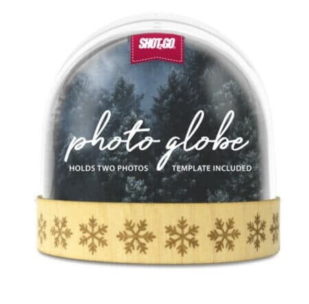 Shot 2 Go Photo Glitter Globe