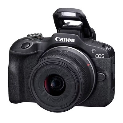 Canon EOS R100 Twin Kit with RF-S 18-45mm & RF-S 55-210mm Lens