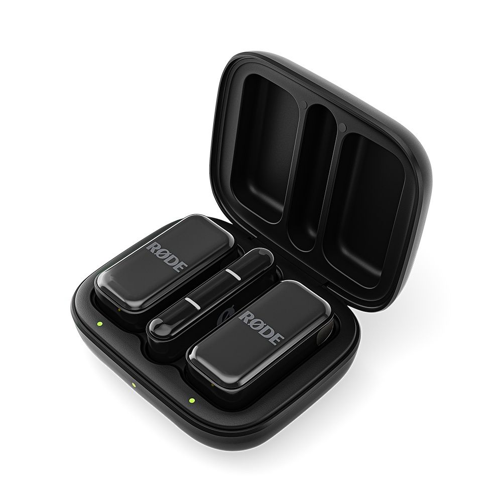 RODE Wireless Micro Ultra-Compact Wireless Microphone (USB-C), Colour: Black