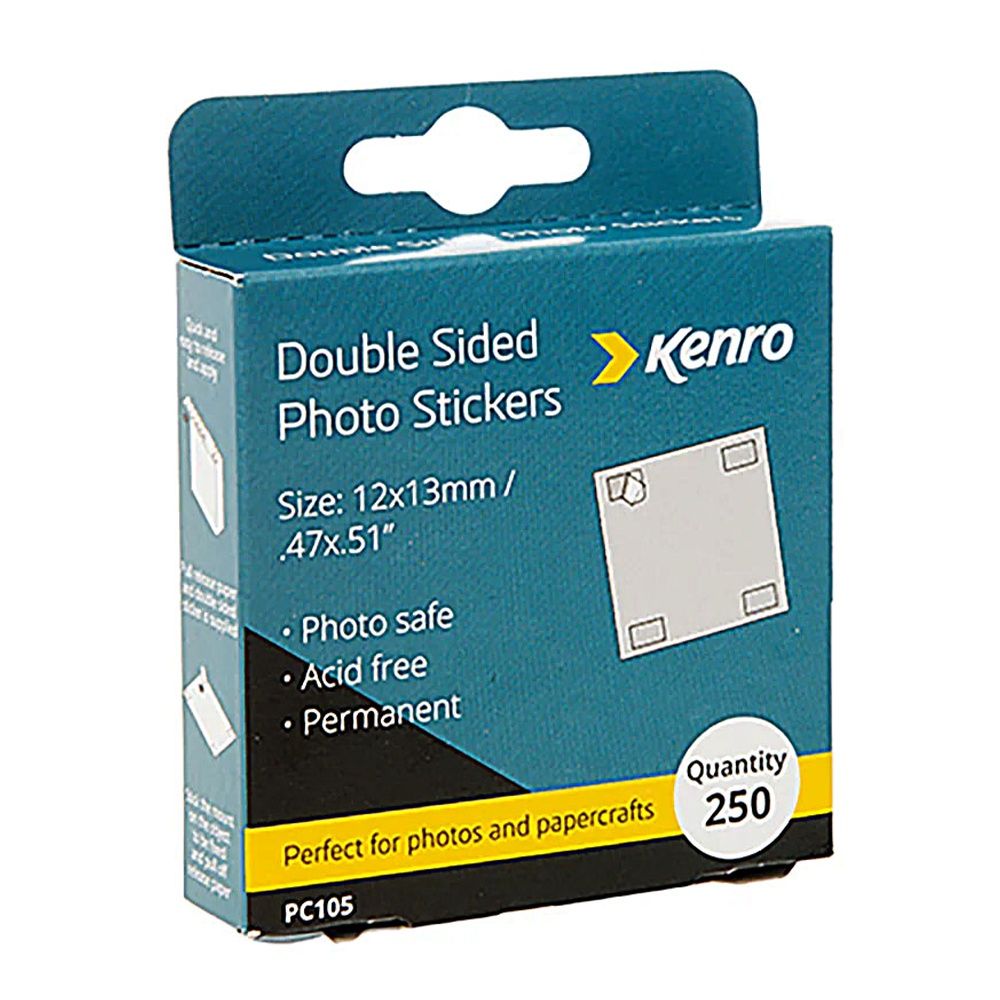 Kenro Double Sided Photo Stickers (pack of 250)