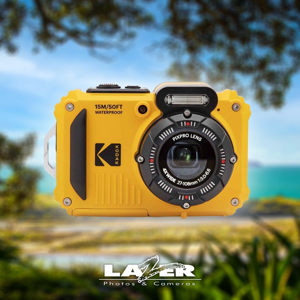 Kodak PIXPRO WPZ2 Waterproof Digital Camera, Colour: Yellow