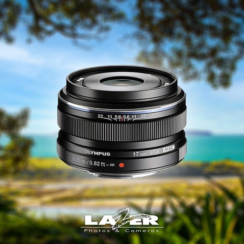 Olympus M.Zuiko Digital 17mm F1.8 Black Lens