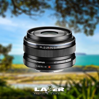 Olympus M.Zuiko Digital 17mm F1.8 Black Lens
