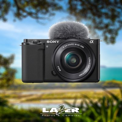 Sony ZV-E10 Interchangeable Lens Vlog Camera with E PZ 16-50mm f/3.5-5.6 OSS Lens