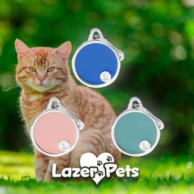 MyFamily Basic Handmade ID Tag - Small Circle (Various Colours)