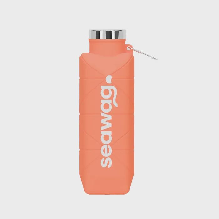 Seawag Foldable Silicone Bottle 700ml, Colour: Orange