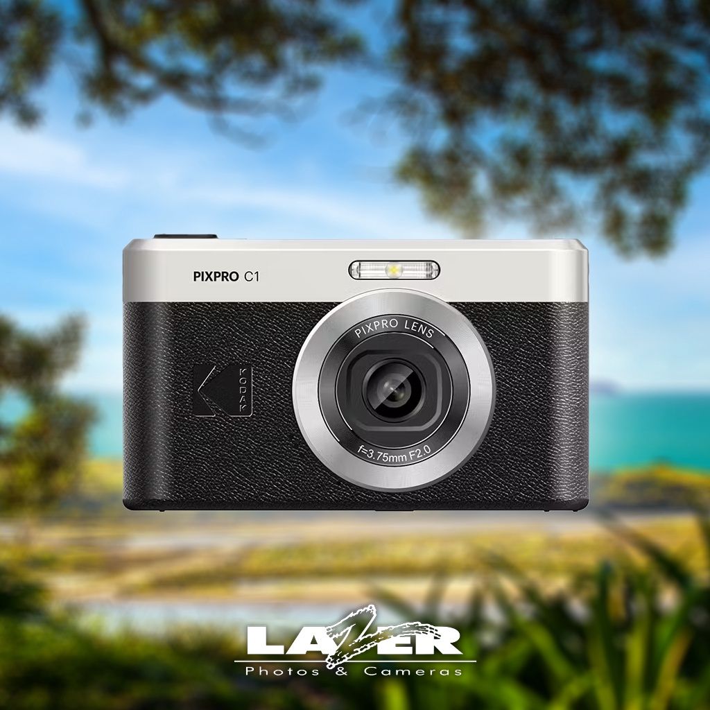 Kodak PIXPRO C1 Digital Compact Camera, Colour: Black