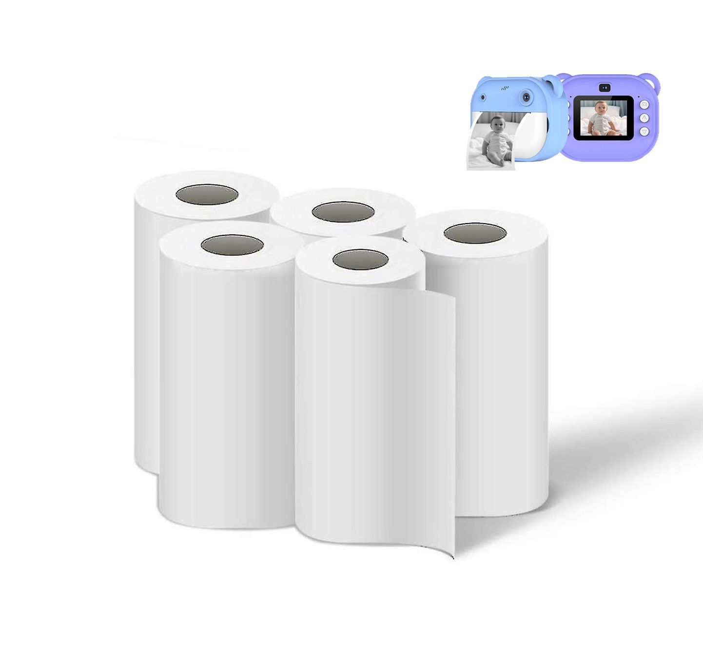 PULSE Instant Thermal Print Paper – 60 Prints Per Roll, Material: 5 pack