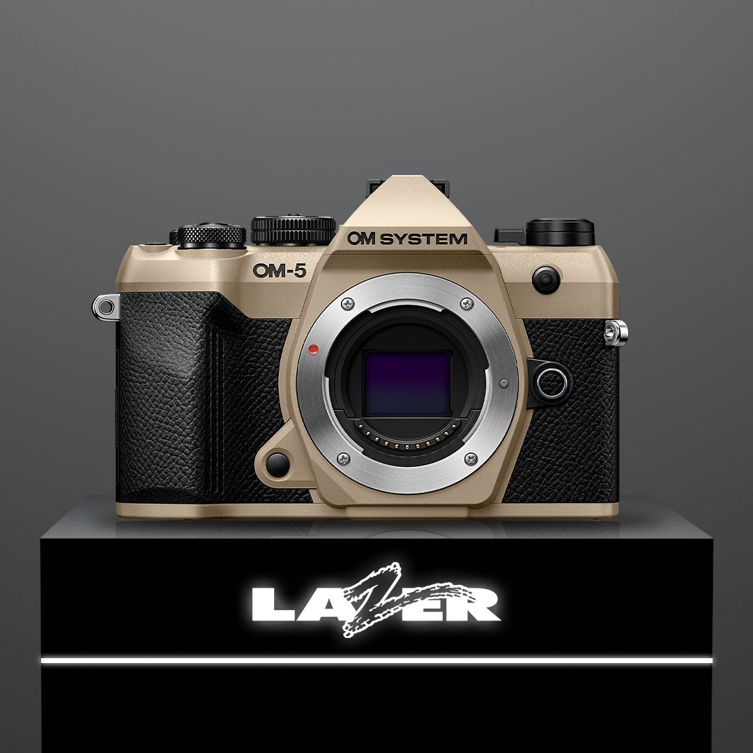 OM System OM-5 Mark II Body, Colour: Sand Beige