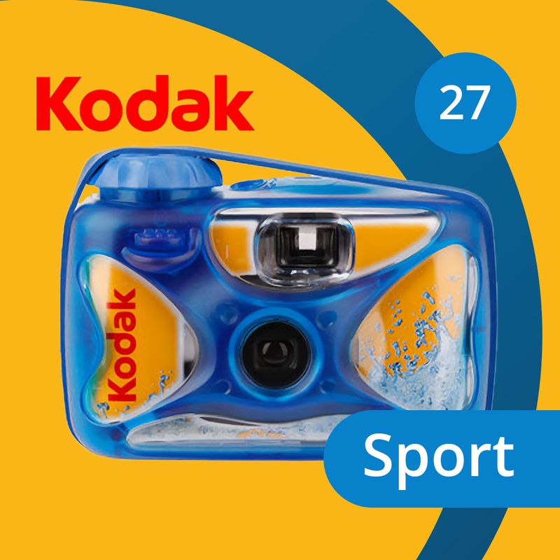 Kodak Sport Waterproof Disposable Film Camera (27 exp)
