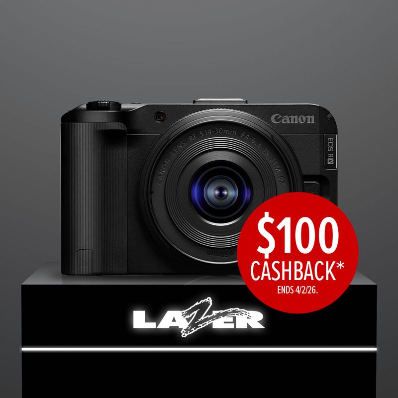 Canon EOS R50 V with RF-S 14-30mm PZ Lens