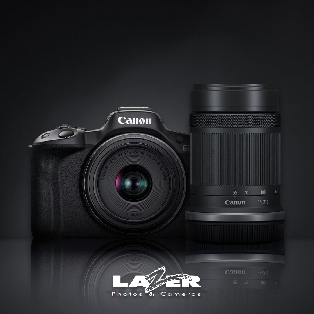 Canon EOS R50 with RF-S 18-45mm &amp; 55-210mm Lenses