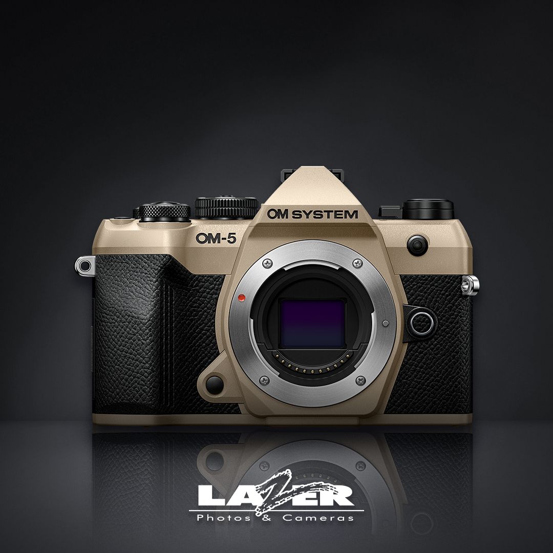 OM System OM-5 Mark II Body, Colour: Sand Beige