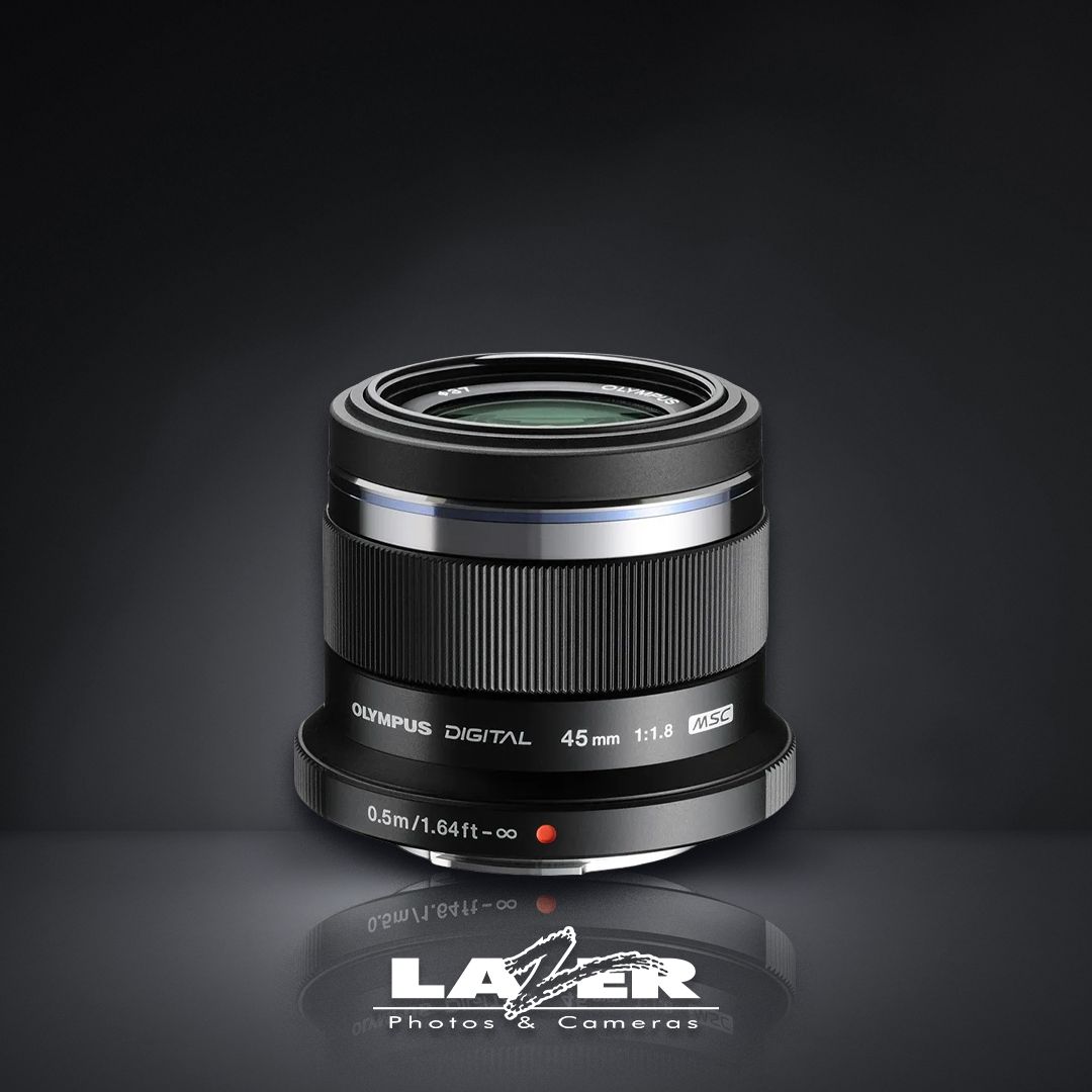 OM SYSTEM M.Zuiko Digital 45mm F1.8 Lens, Colour: Black