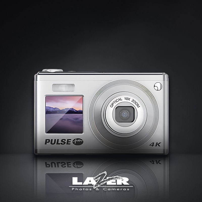 PULSE 10x Optical Zoom Compact Camera (Dual-Screen)