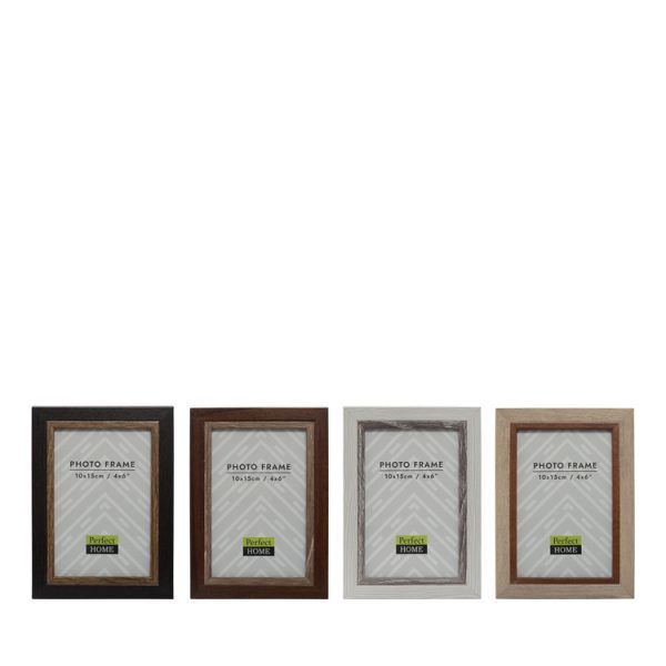 Preston Assorted Colours Photo Frames, Colour: Preston Photo Frames - 4 Assorted Colours, Size: 4x6"