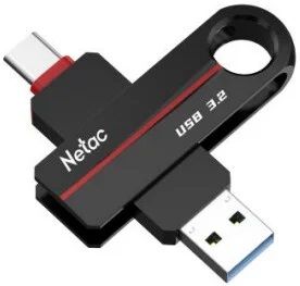 Netac US18 USB 3.2+ Type-C Dual Flash Drive UFD (64GB)