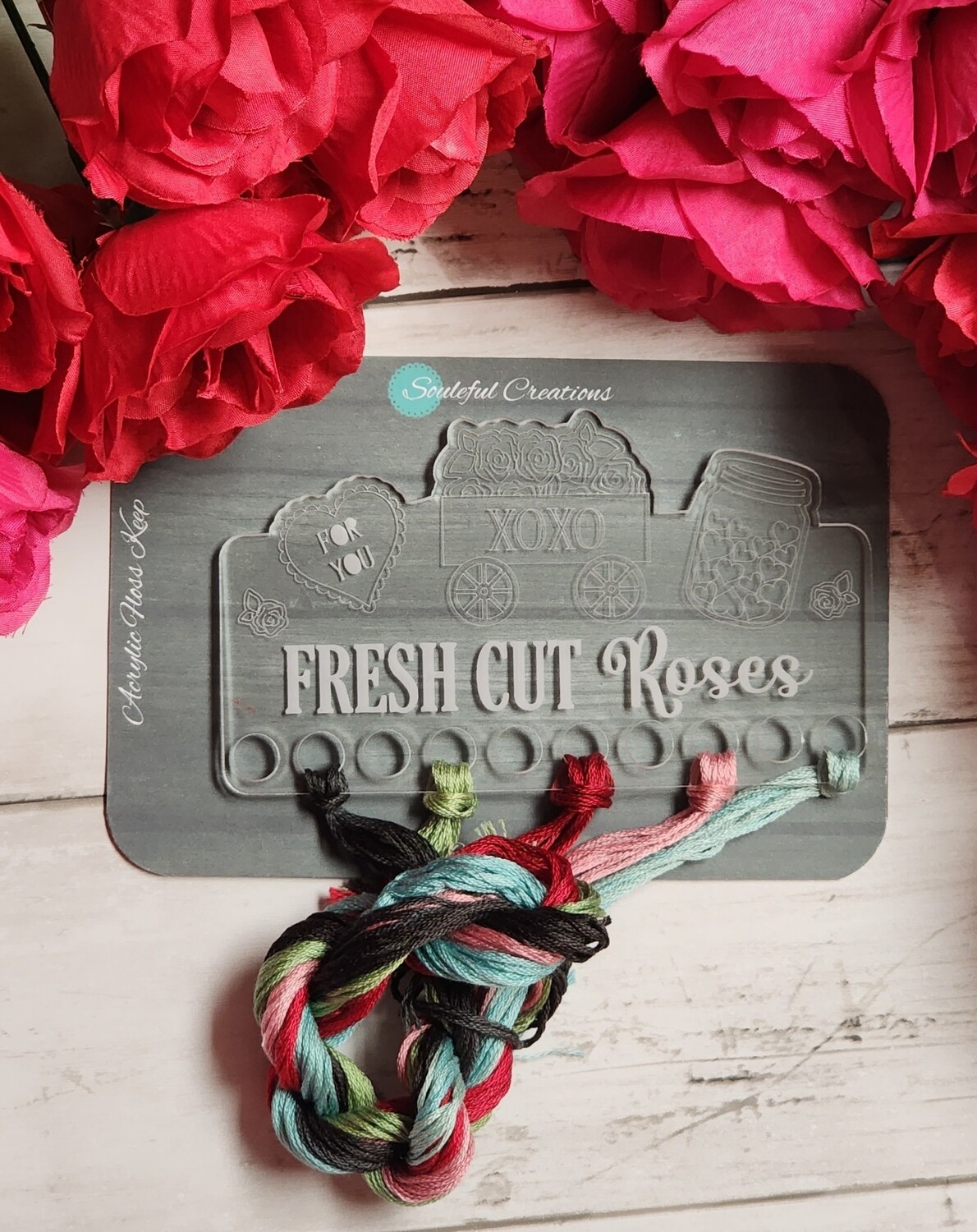 Fresh Cut Roses Acrylic Floss Keep