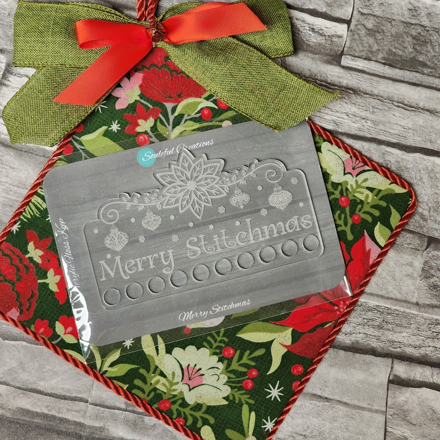 Merry Stitchmas Acrylic Floss Keep