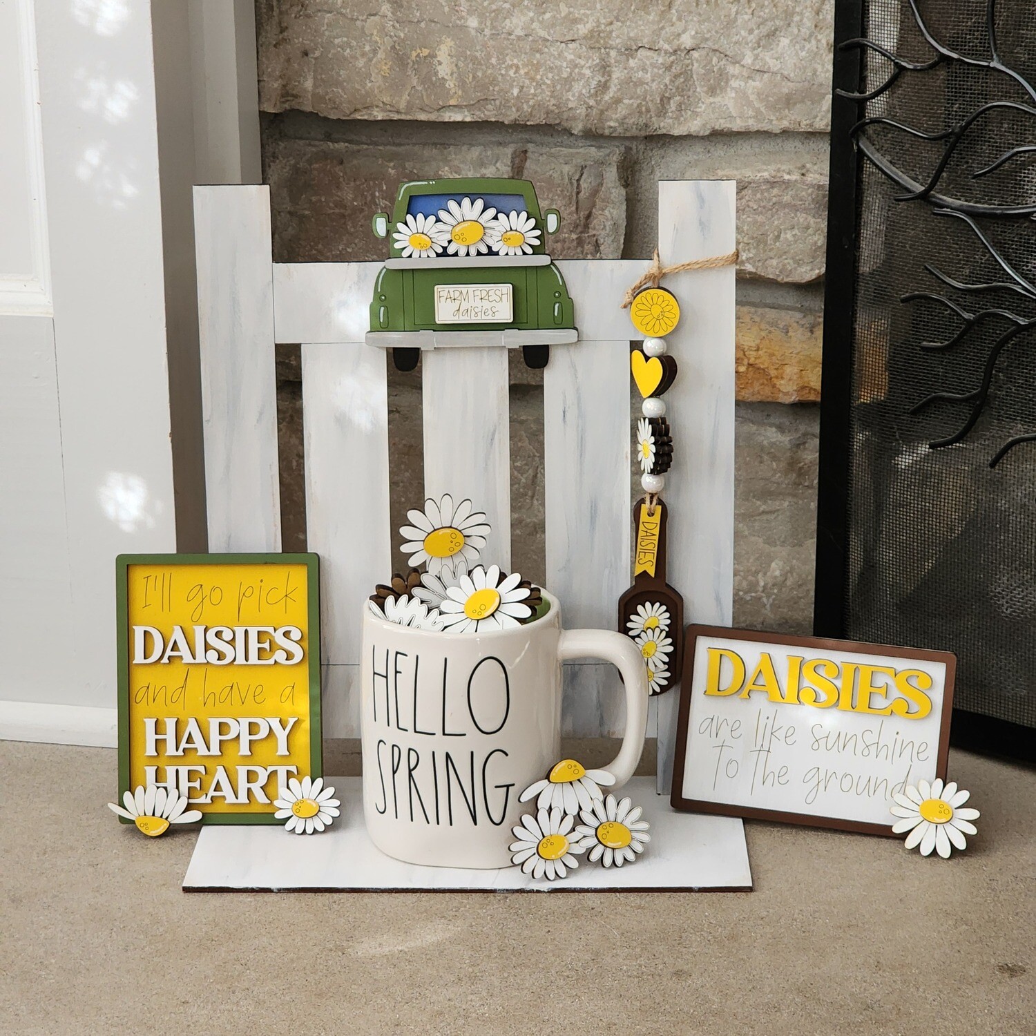 Hello Spring DIY Tiered Tray