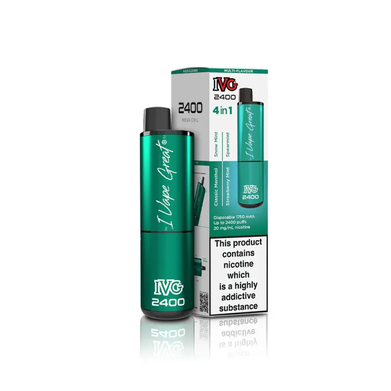 IVG 2400 Menthol - 5 pack