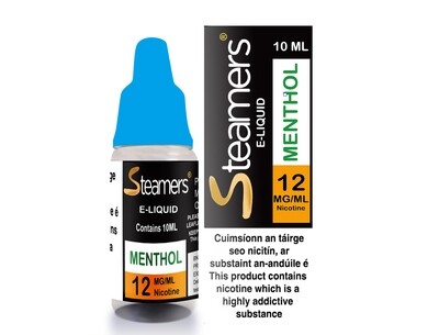 Pack of 5 Menthol 12mg