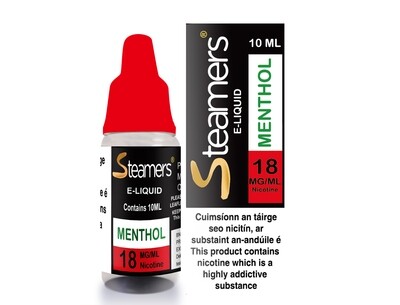 Pack of 5 Menthol 18mg