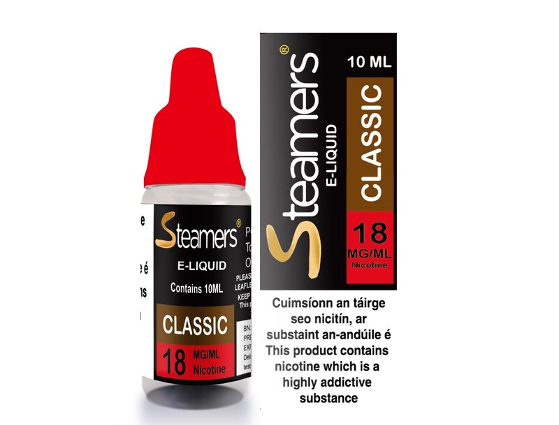 Pack of 5 Classic Tobacco 18mg