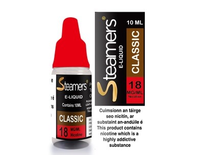 Pack of 5 Classic Tobacco 18mg
