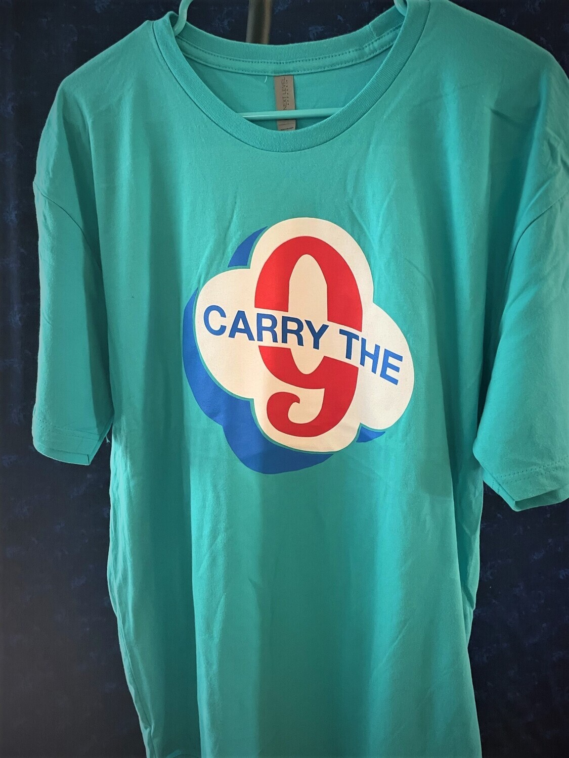 Carry the 9 Logo Women&#39;s T-Shirt - Black or Light Blue