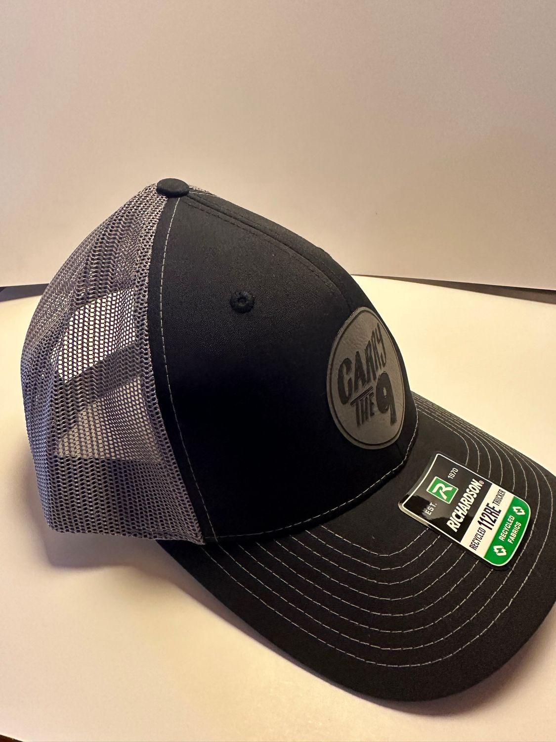 Carry the 9 Logo Adjustable Hat - Black or Black/Gray