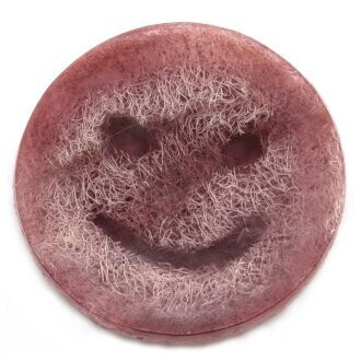 Savon exfoliant  happy - raison rouge