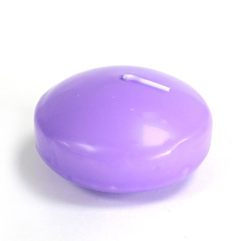 Grandes bougies flottantes - lilas