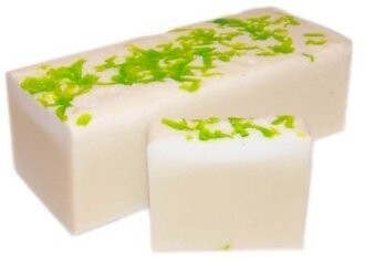 1 Tranche de Savon artisanal - pomme et fleurs de sureau