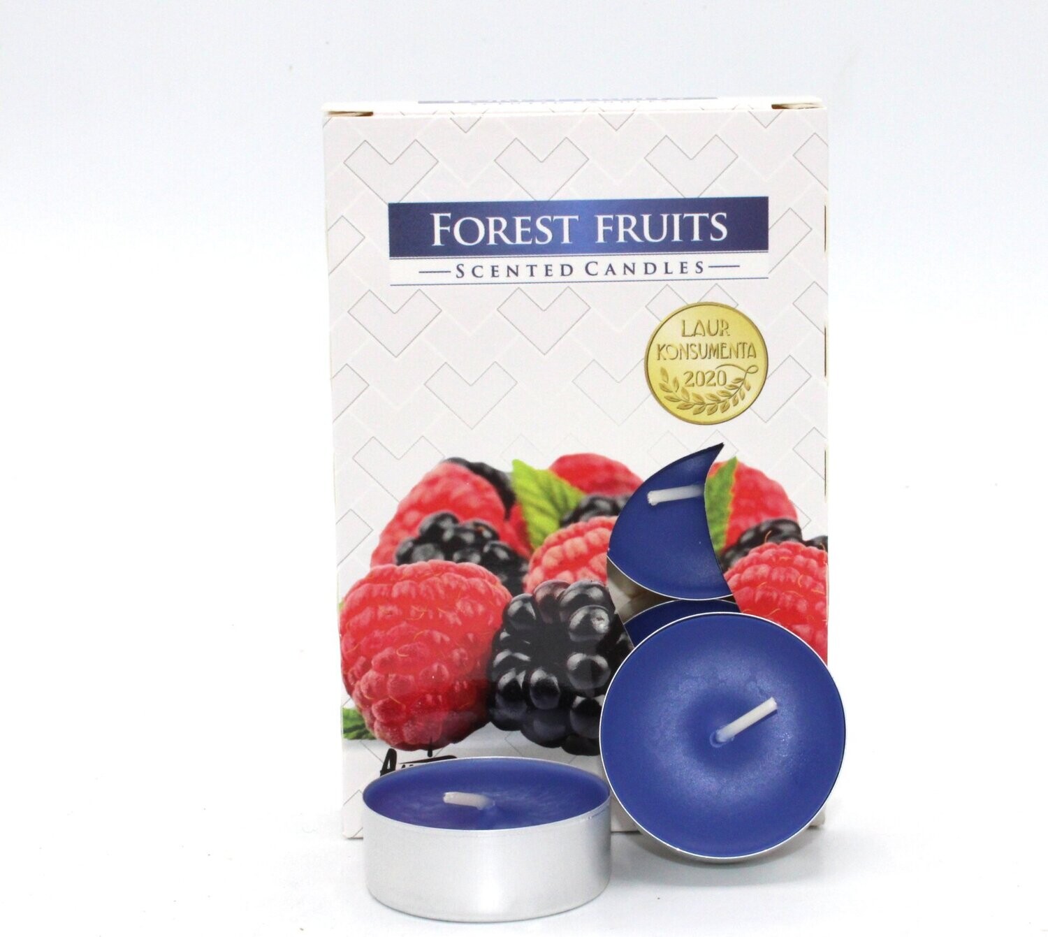 Set de 6 bougies chauffe plat parfumées - fruits des bois