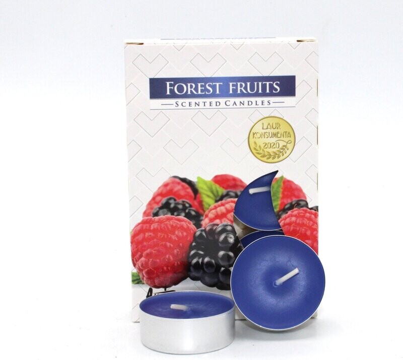 Set de 6 bougies chauffe plat parfumées - fruits des bois
