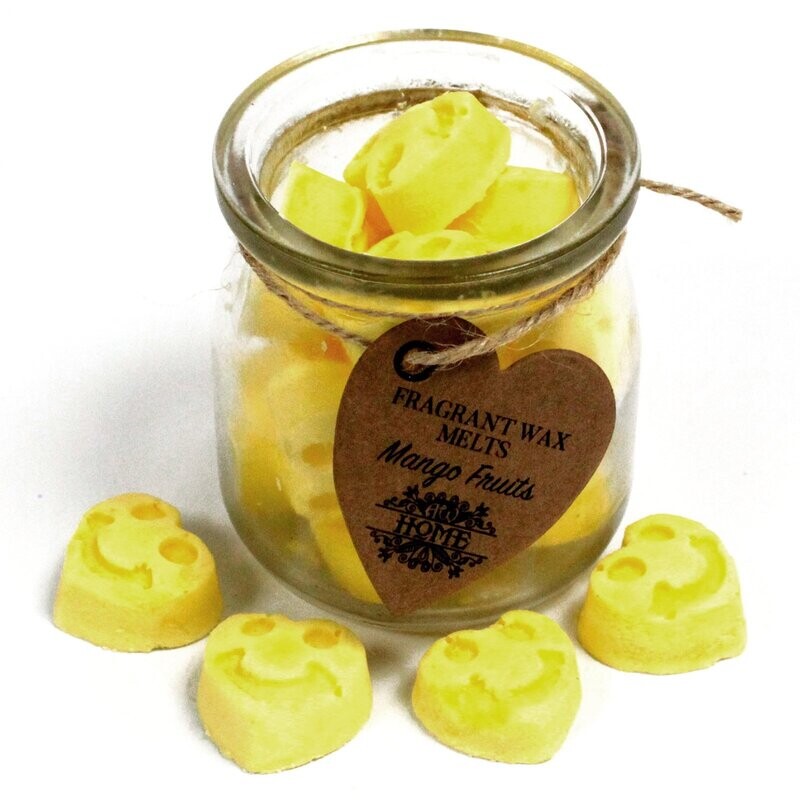 Coeurs fondants en cire de soja - mangue