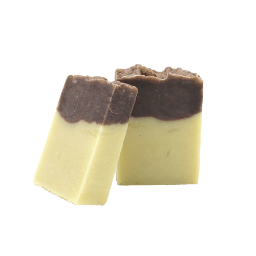 1 Tranche de savon artisanal à l'huile d'olive de 100 g - lait de chèvre