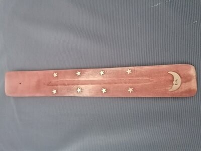 Porte encens en bois - lune Porte encens en bois - lune